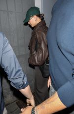 HAILEY BIEBER and a Friend Out for a Sushi Dinner in Los Angeles 10/09/2024