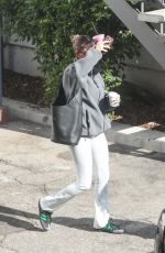 HAILEY BIEBER Leaves Pilates Class in West Hollywood 10/12/2024