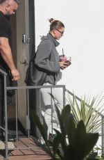 HAILEY BIEBER Leaves Pilates Class in West Hollywood 10/12/2024