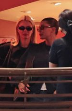 HAILEY BIEBER Night Out with KENDALL JENNER and Friends at Sushi Park in Los Angeles 09/29/2024