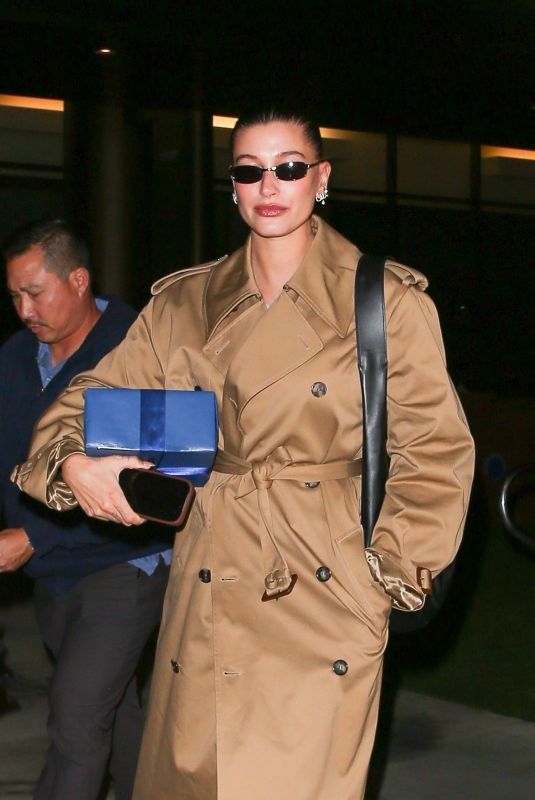 HAILEY BIEBER Out for Coffee at Pacific Cafe in West Hollywood 10/04/2024