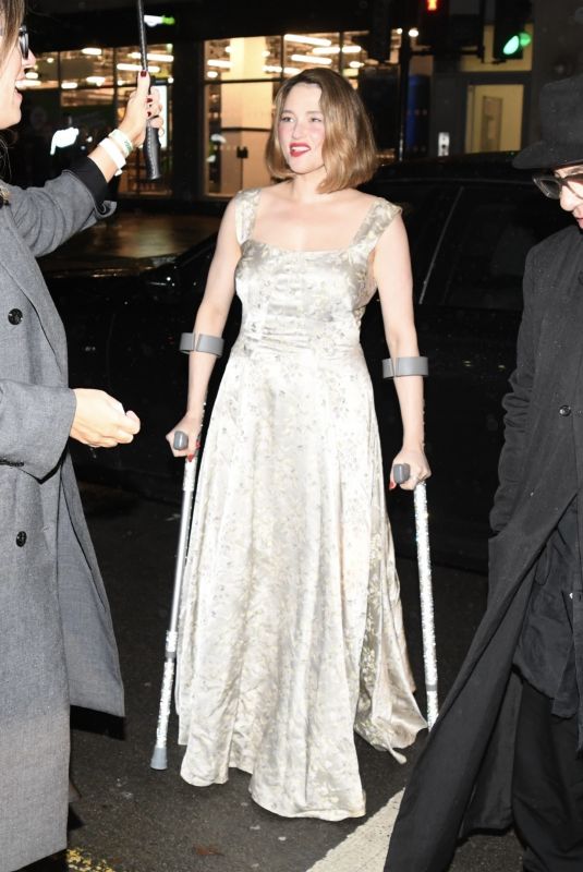 HALEY BENNETT Arrives at BFI Luminous Fundrising Gala in London 10/01/2024