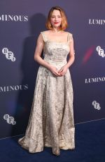 HALEY BENNETT at BFI London Film Festival Luminous Gala 2024 at The Roundhouse 10/01/2024