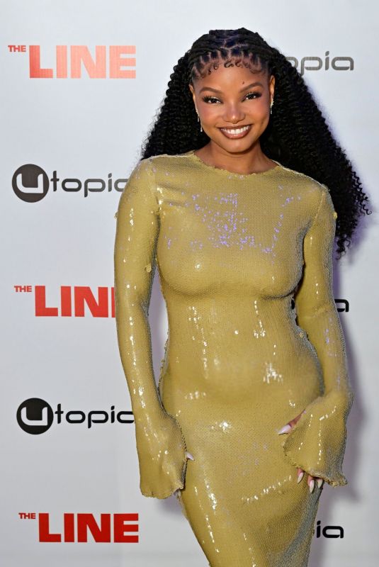 HALLE BAILEY at The Line VIP Screening in New York 10/15/2024