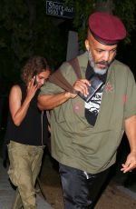 HALLE BERRY and Van Hunt Out for Dinner at Bird Street Club 10/03/2024