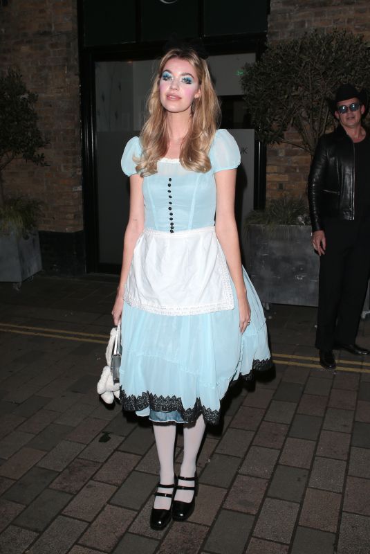 HANNAH COOPER Arrives at Hallowzeem Party at The Conduit Club in Covent Garden 10/25/2024