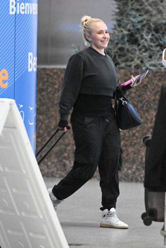 HAYDEN PANETTIERE Arrives at JFK Airport in New York 10/21/2024