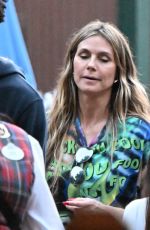 HEIDI KLUM and Tom Kaulitz Out at Disneyland 10/04/2024