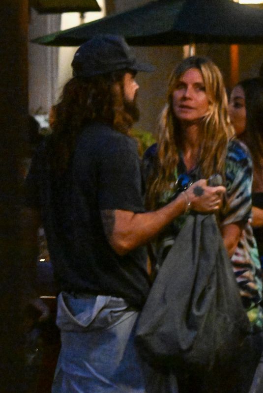 HEIDI KLUM and Tom Kaulitz Out at Disneyland 10/04/2024