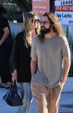 HEIDI KLUM and Tom Kaulitz Out in West Hollywood 10/01/2024