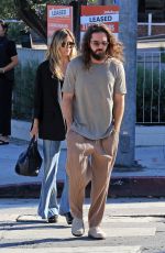 HEIDI KLUM and Tom Kaulitz Out in West Hollywood 10/01/2024