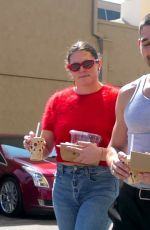 ILONA MAHER and Alan Bersten Taking a Break Ahead of Dancing With The Stars Rehearsals in Los Angeles 10/10/2024