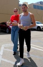 ILONA MAHER and Alan Bersten Taking a Break Ahead of Dancing With The Stars Rehearsals in Los Angeles 10/10/2024