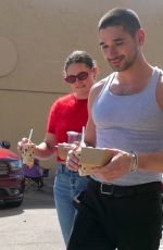 ILONA MAHER and Alan Bersten Taking a Break Ahead of Dancing With The Stars Rehearsals in Los Angeles 10/10/2024