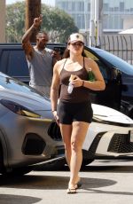 ILONA MAHER Arrives at Dancing With The Stars Rehearsals in Los Angeles 09/28/2024