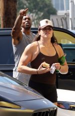 ILONA MAHER Arrives at Dancing With The Stars Rehearsals in Los Angeles 09/28/2024