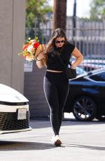 ILONA MAHER Arrives with Flowers at Dancing With The Stars Studio in Los Angeles 10/02/2024