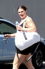 ILONA MAHER Leaves DWTS Rehearsals at Danse Studio in Los Angeles 10/06/2024