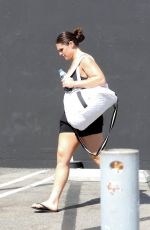 ILONA MAHER Leaves DWTS Rehearsals at Danse Studio in Los Angeles 10/06/2024