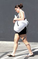 ILONA MAHER Leaves DWTS Rehearsals at Danse Studio in Los Angeles 10/06/2024