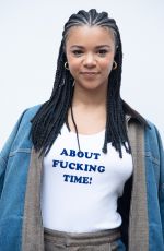 INDIA AMARTEIFIO at Stella McCartney Womenswear Spring-Summer 2025 Show at Paris Fashion Week 09/30/2024