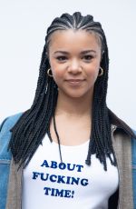 INDIA AMARTEIFIO at Stella McCartney Womenswear Spring-Summer 2025 Show at Paris Fashion Week 09/30/2024