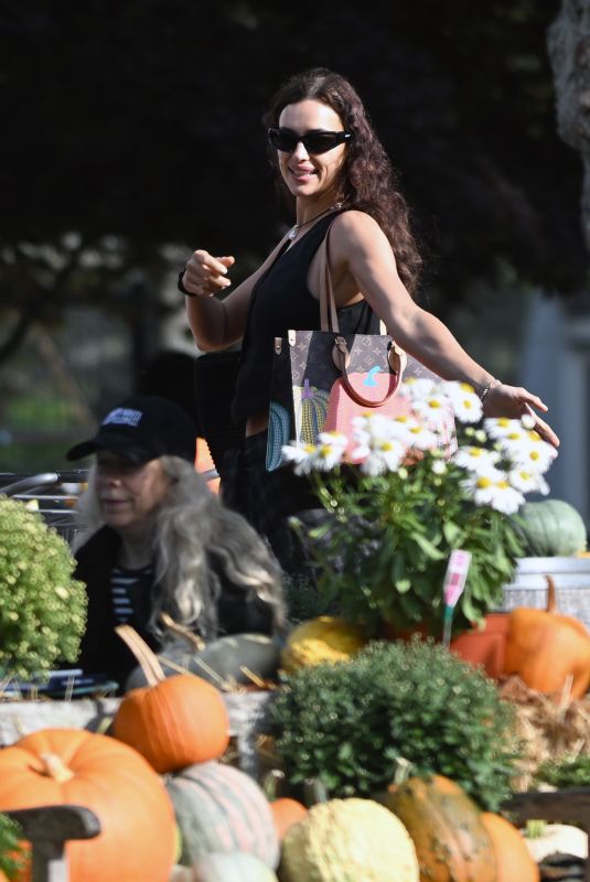 IRINA SHAYK at a Pumpkin Shop in The Hamptons 10/05/2024