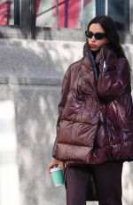 IRINA SHAYK Catches a Taxi Cab in New York City 10/28/2024