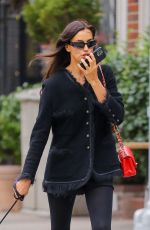 IRINA SHAYK Out with Her Dog in New York 10/17/2024