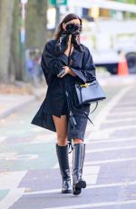 IRINA SHAYK Out with Her Dog in New York 10/23/2024