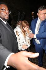 ISLA FISHER Leaves Chiltern Firehouse 10 Year Anniversary Party in London 10/03/2024