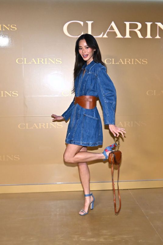 JAMIE CHUNG at Clarins Double Serum Generation 9 Launch Event in Austin 10/19/2024