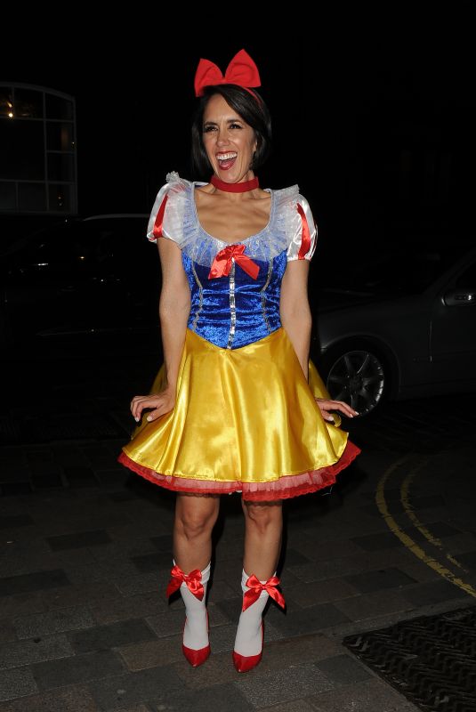 JANETTE MANRARA Arrives at Hallowzeem Party at The Conduit Club in Covent Garden 10/25/2024