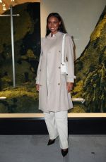 JASMINE TOOKES Arrives at Burberry Flagship Store Opening in New York 10/16/2024
