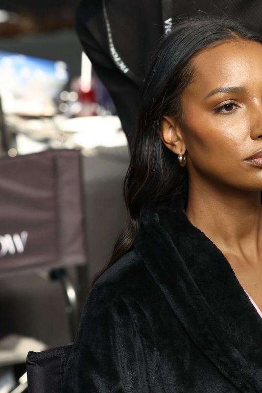 JASMINE TOOKES Getting Ready for Victoria’s Secret Fashion Show in New York 10/15/2024