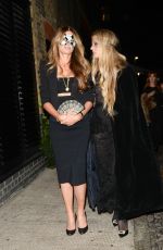 JEMIMA GOLDSMITH and LAURA BAILEY Arrives at Chiltern Firehouse 10th Anniversary Party in London 10/03/2024