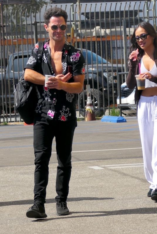 JENN TRAN Arrives at Dancing With The Stars Rehearsals in Los Angeles 10/10/2024