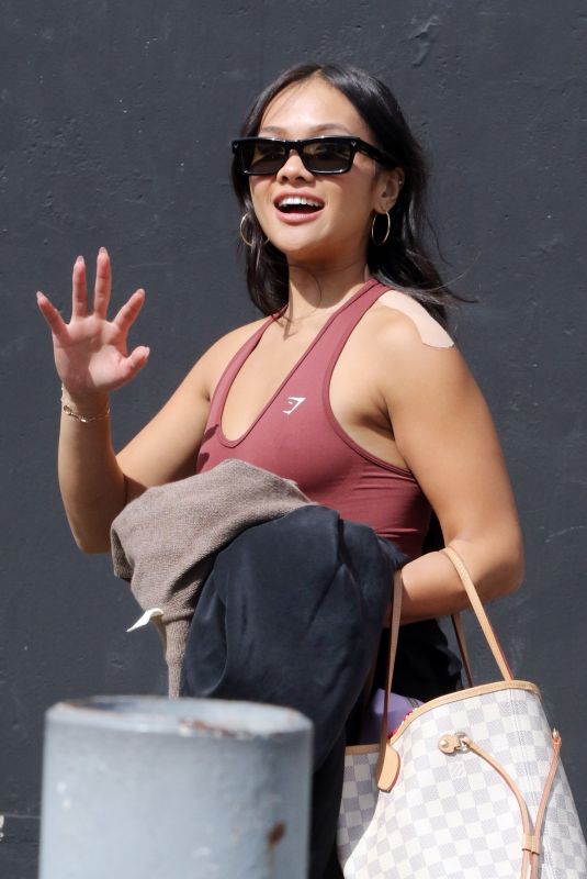 JENN TRAN Leaves Dancing with the Stars Dance Practice in Los Angeles 10/11/2024