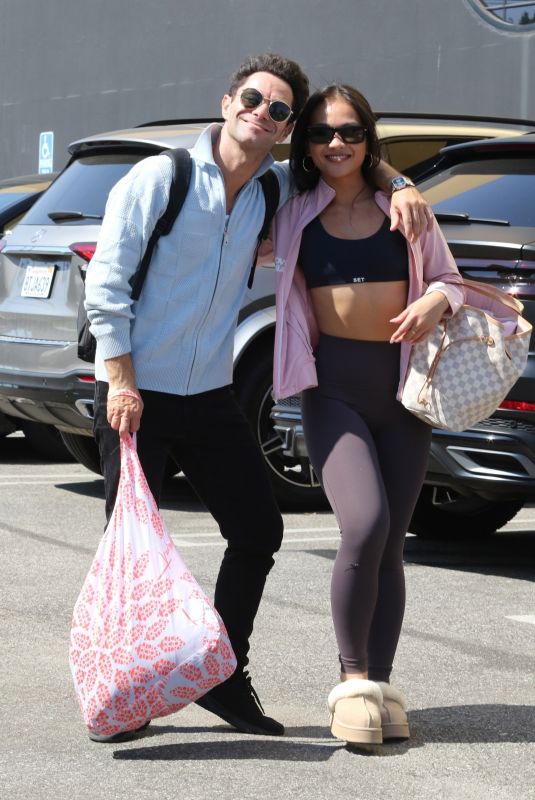 JENN TRAN Leaves DWTS Practice at a Dance Studio in Los Angeles 10/05/2024