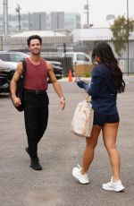 JENN TRAN Leaves DWTS Rehearsals Studios in Los Angeles 10/16/2024