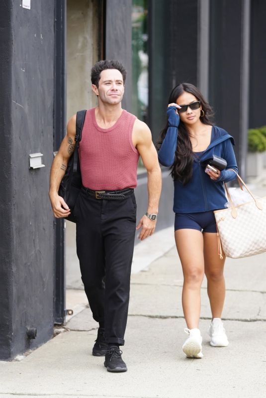 JENN TRAN Leaves DWTS Rehearsals Studios in Los Angeles 10/16/2024