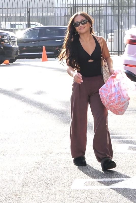 JENN TRANN Arrives at Dancing With The Stars Rehearsals in Los Angeles 1004/2024