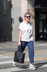 JENNA FISCHER Out and About in Los Angeles 10/10/2024