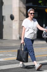 JENNA FISCHER Out and About in Los Angeles 10/10/2024
