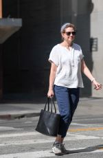 JENNA FISCHER Out and About in Los Angeles 10/10/2024