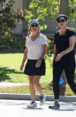 JENNA FISCHER Out for a Walk with a Friend in Los Angeles 10/20/2024