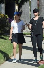 JENNA FISCHER Out for a Walk with a Friend in Los Angeles 10/20/2024