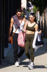 JENNA JOHNSON Leaves Dancing With The Stars Rehearsal Studio in Los Angeles 10/14/2024