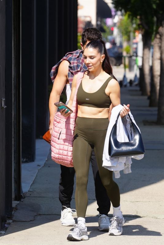JENNA JOHNSON Leaves Dancing With The Stars Rehearsal Studio in Los Angeles 10/14/2024