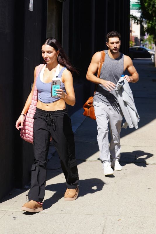 JENNA JOHNSON Leaves Dancing With The Stars Rehearsals in Los Angeles 10/18/2024